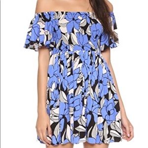 Free People Louise Smocked Off Shoulder Dress